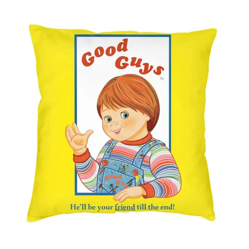 Modern Child's Play Good Guys Chucky Cushion Cover for Sofa Velvet Throw Pillow Case Home Decor Pillowcase