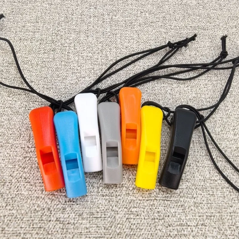 비상 호루라기 안전 장비 배낭 지퍼 풀러 생존 장비 야외 하이킹 액세서리 다채로운 소리 큰 폴리에스터