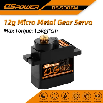DSpower SG90 MG90S 9g 12g Mini Micro Servo Motor Metallgetriebe Servo für 450 Helicoper SCX24 RC Auto WLtoys axial trx Flugzeug