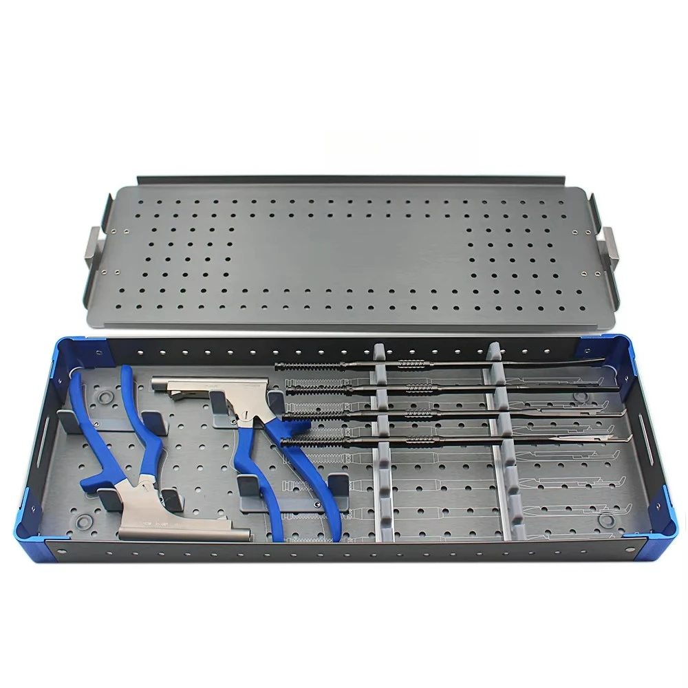 Premium Orthotics Unilateral Biportal Lumber Laminar UBE Surgery Black Gold Rongeur Forceps Manual
