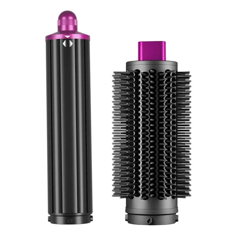 

【PLAISIR】Round Brush& 40MM Long Hair Barrels Attachment For Dyson Airwrap HS01 HS05 HS8 For Straight Wavy Curly Hair Tools