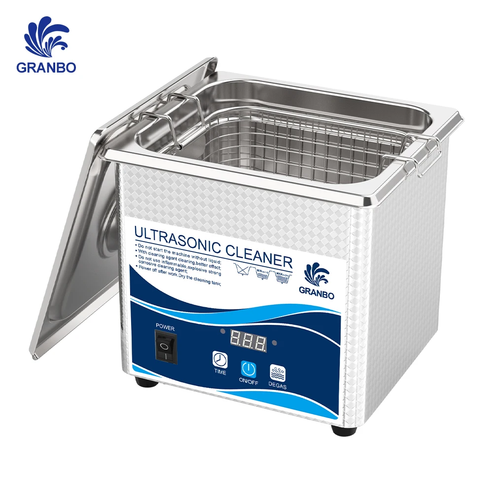 보석, 안경 및 소형 부품용 Degas 가정용 청소 기계가 포함된 2L 초음파 세척기 40kHz 35/60W