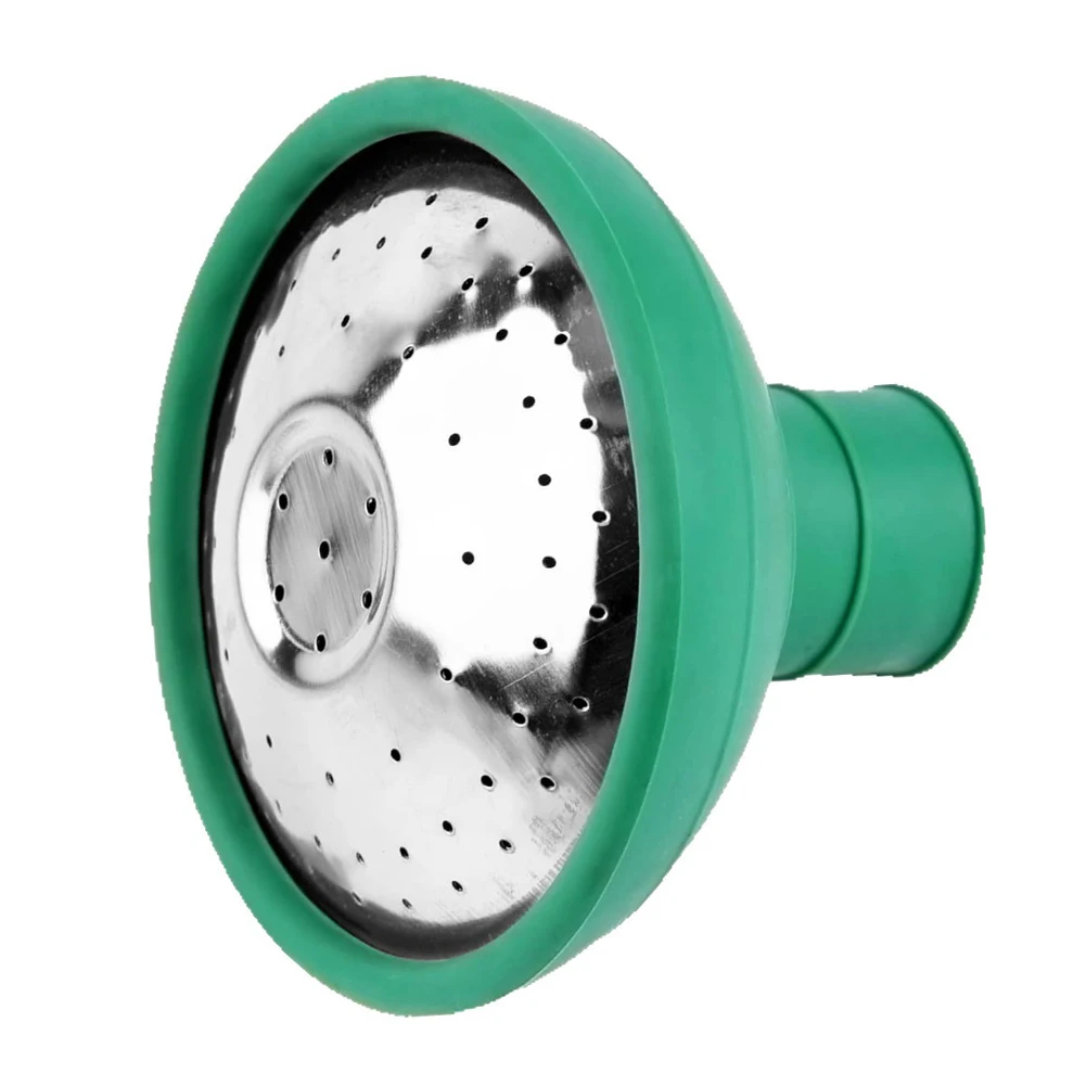 Steel Sprayer Head Watering Can For Indoor Plant Care Green Uniform Water Distribution Flexible Rubber Hose Steel