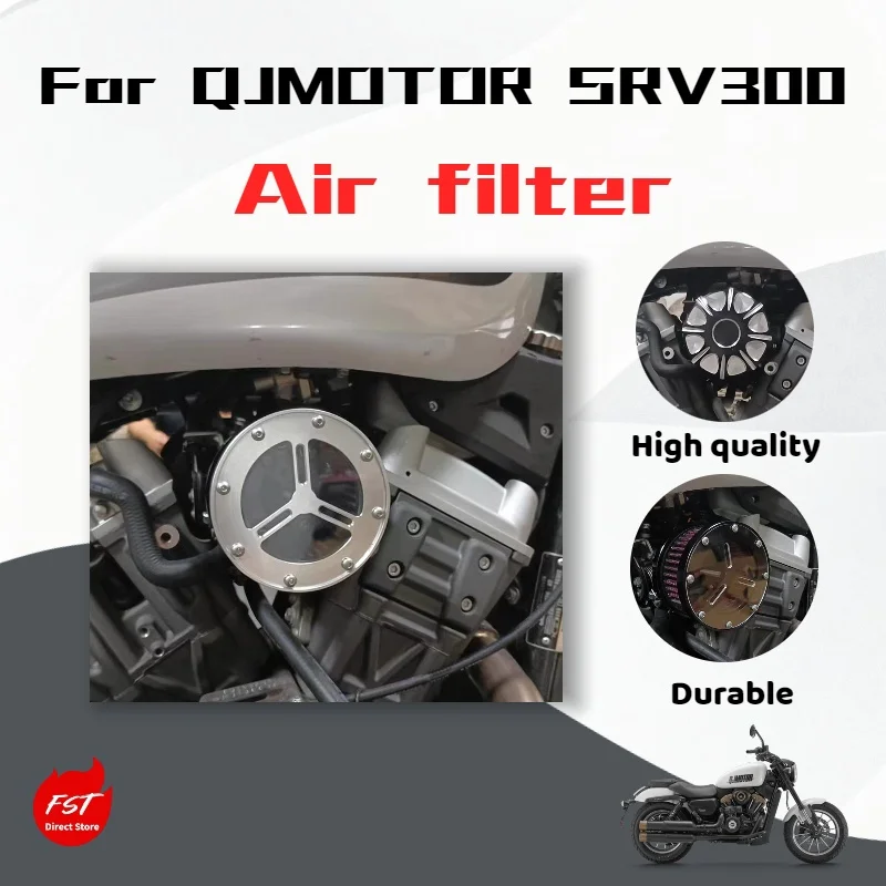 

For QJMOTOR SRV300S, a transparent clutch cover, engine viewing cover, clutch cover, and air filter modification is recommended.