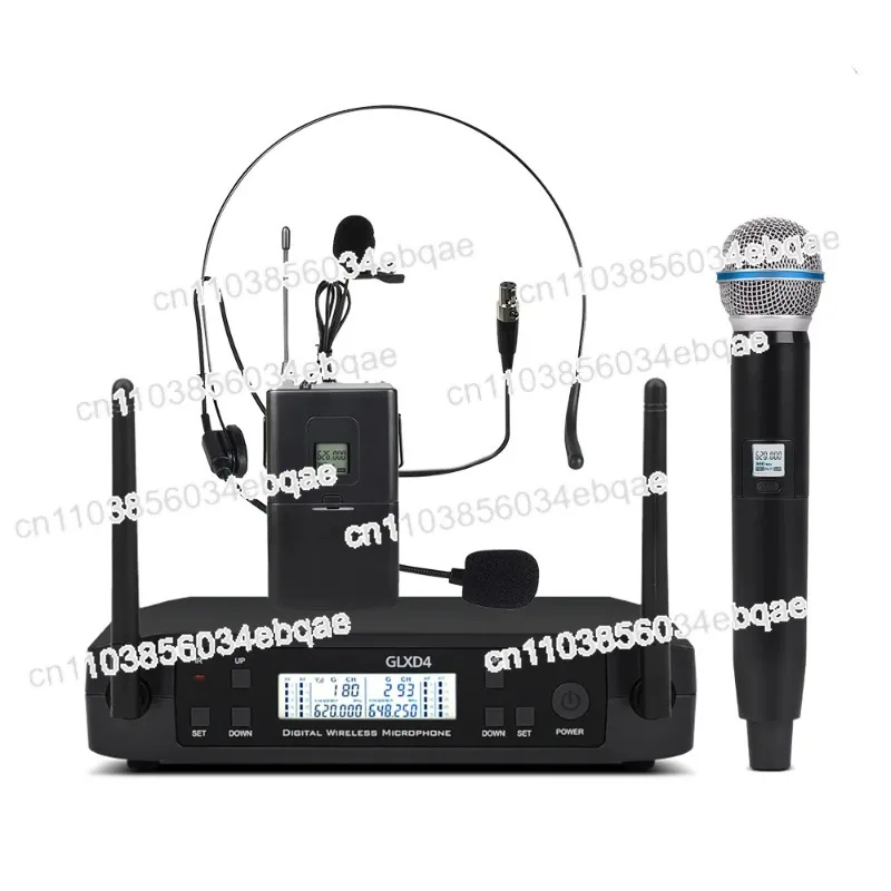 

Для GLXD4 GLXD24 BETA58 BETA58A Беспроводная гарнитура с воротником Ручной микрофон Сценические выступления DJ Speech