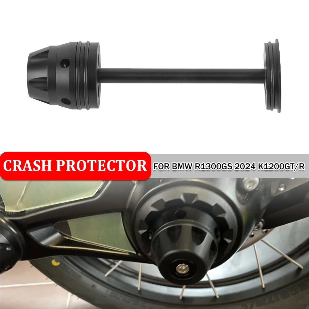 Rear Wheel Fork Axle Cap Crash Slider Protector Spindle Hub For BMW R1300GS 2024 R1250GS Adventure 2019-2022 R1200GS ADV R1250R