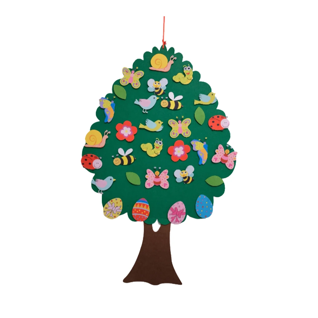 

Felt Toy Wall Pendent DIY Prop Living Room Bedroom Multicolored Grasslands