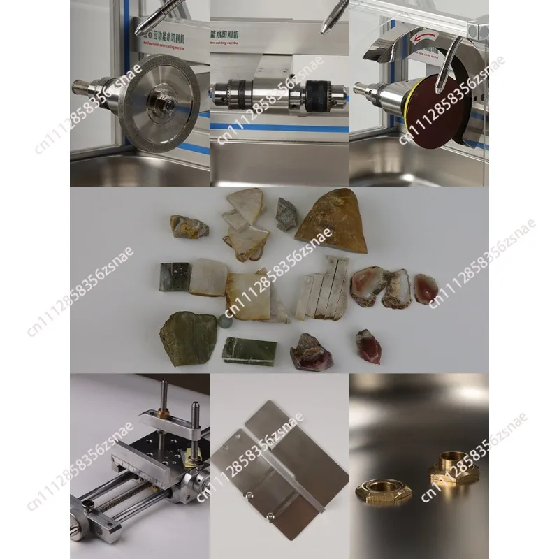 New jade water cutting machine, boutique processing, desktop small integrated grinding, engraving polishing multi-function