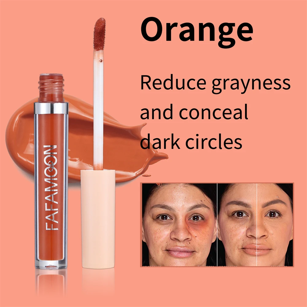 Liquid Concealer Cover Spot Acne Eliminate Dark Circles Naturally Flawless 7 Colors Concealer Even Skin Tone Face Makeup 2.5ml