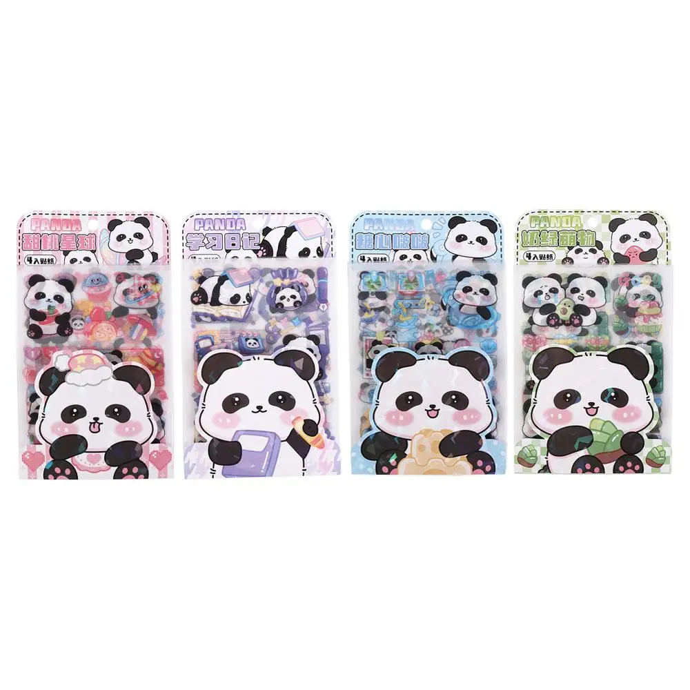 น่ารักตลก Kawaii Panda สติกเกอร์กระดาษแฟชั่นการ์ตูน Panda สติกเกอร์ DIY สัตว์สติกเกอร์ตกแต่งของขวัญวันเกิด