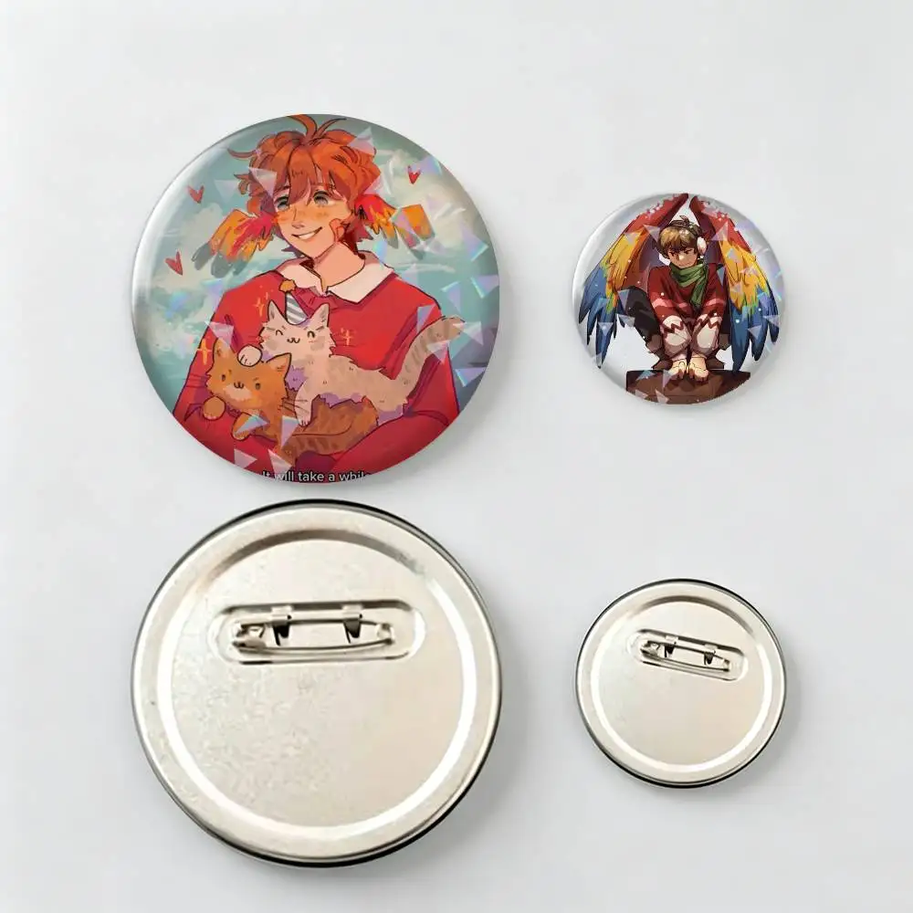 GoodTimesWithScar-r Brooch Metal Decorative Brooch Pins for Backpack Clothes Jacket