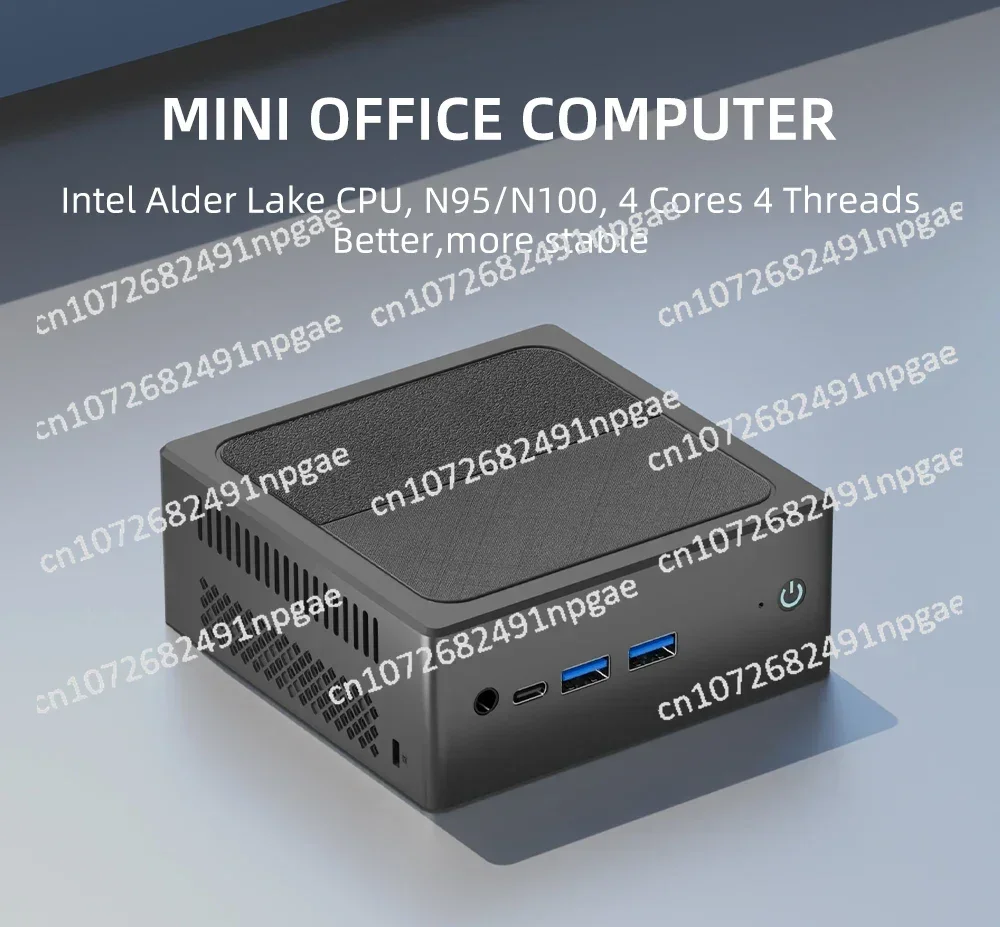 New 12Th Gen Mini Pc Windows11  N95 N100 Processor 8Gb Ddr5 4800Mhz 256Gb Pocket 12V Dual Lan Mini Computer