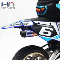 NEW Losi 1:4 Promoto-MX motorcycle modification upgrade op accessories aluminum alloy simulation exhaust pipe HR mood parts