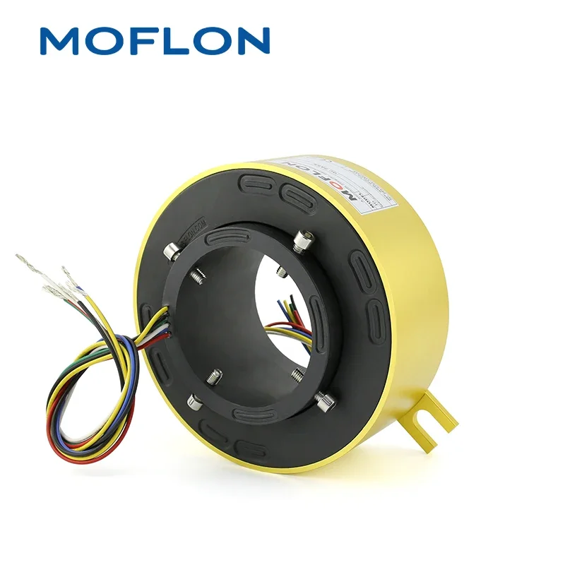 Ring Kontak Listrik Geser, Konektor Listrik Berputar, Ring Kontak Putar Melalui Lubang, Sambungan Putar Dengan Diameter Dalam 80mm Diameter Luar 158mm