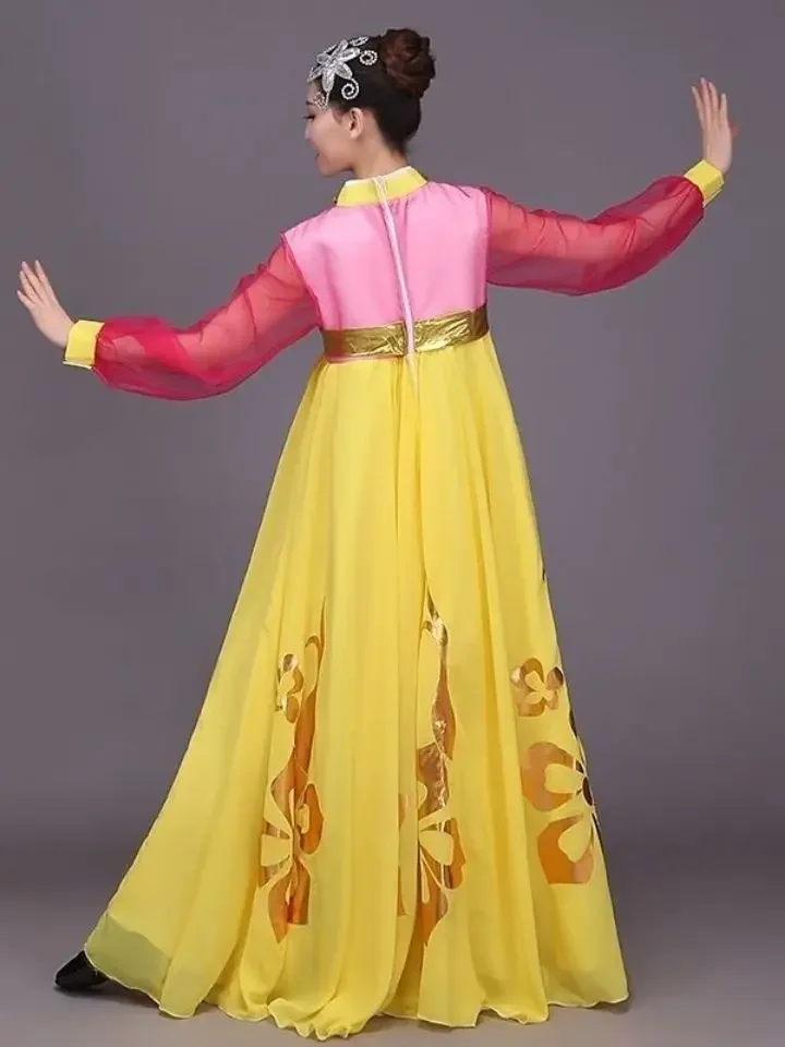 Donne Hanbok Dress Folk Stage Performance Costume da ballo costumi antichi coreani festa tradizionale palazzo asiatico abbigliamento Cosplay