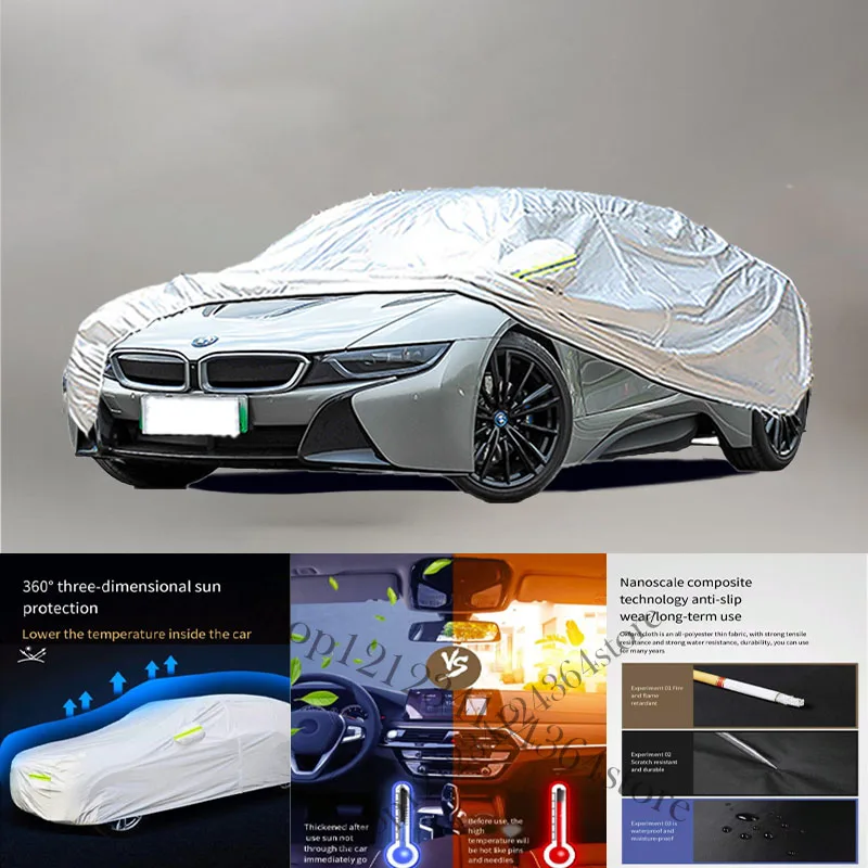 

For BMW I8 Auto Anti snow Anti dust Anti uv Anti peeling paint And Anti Rainwater 210t car cover Car cover protection