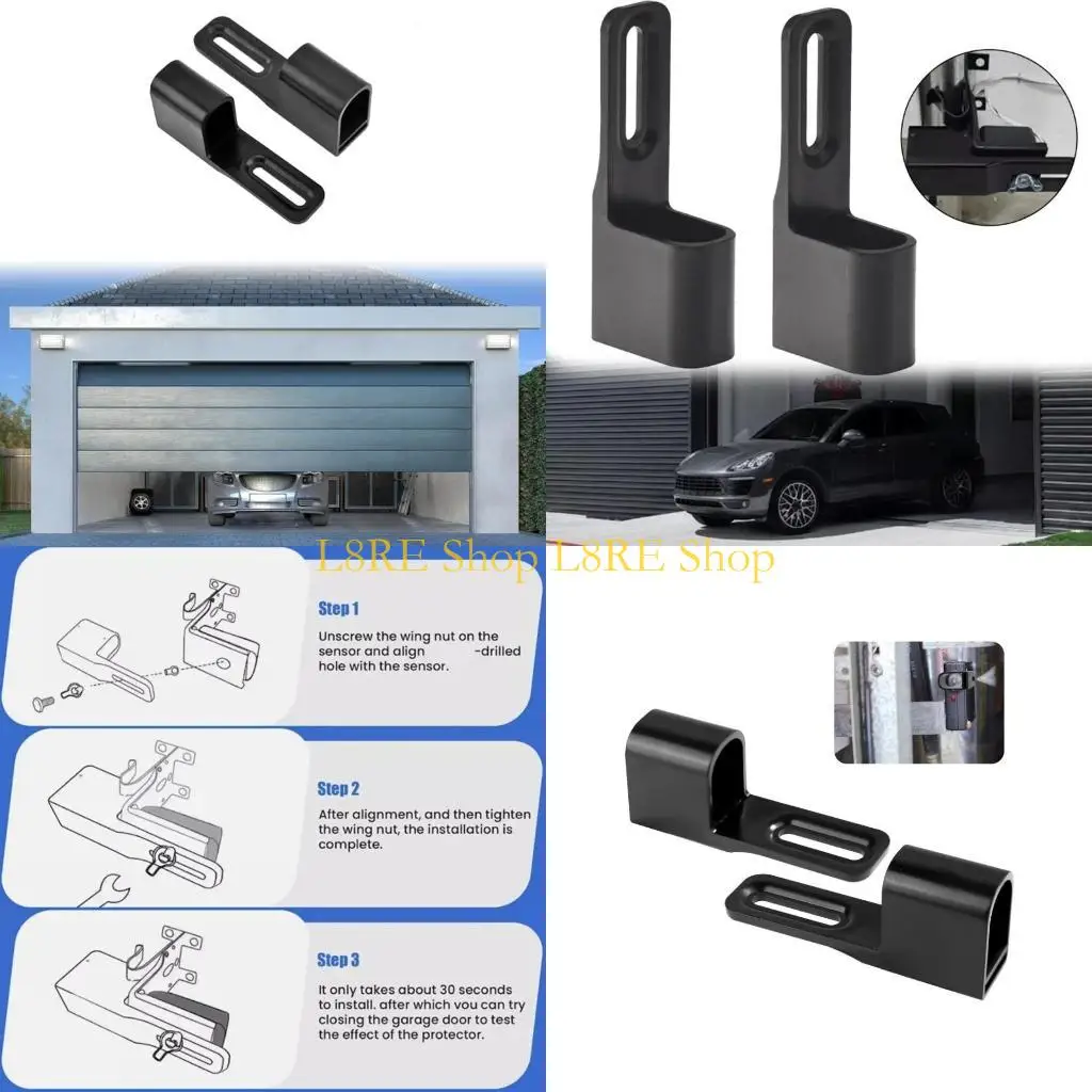 L8RE 2 Pack Garage Door Sun Shield Plastic Texture для улучшения двери гаража