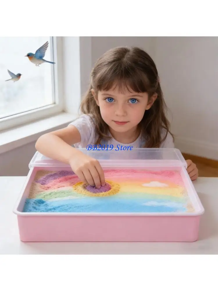 Q0KB Multicolor LED Art Light Panel For Kids Craft Activity And Learning