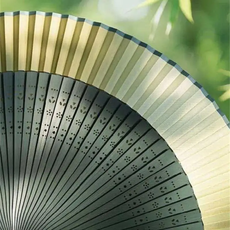 Picture 4: Handheld Fan Dance Fan For Women With Artistic Gradient Pattern For Dance Photography And Gift D2RD