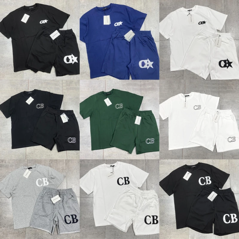 

2026 Street Streetwear Loose Casual COLE BUXTON Set Letter Print Men Cole Buxton Sportswear Set