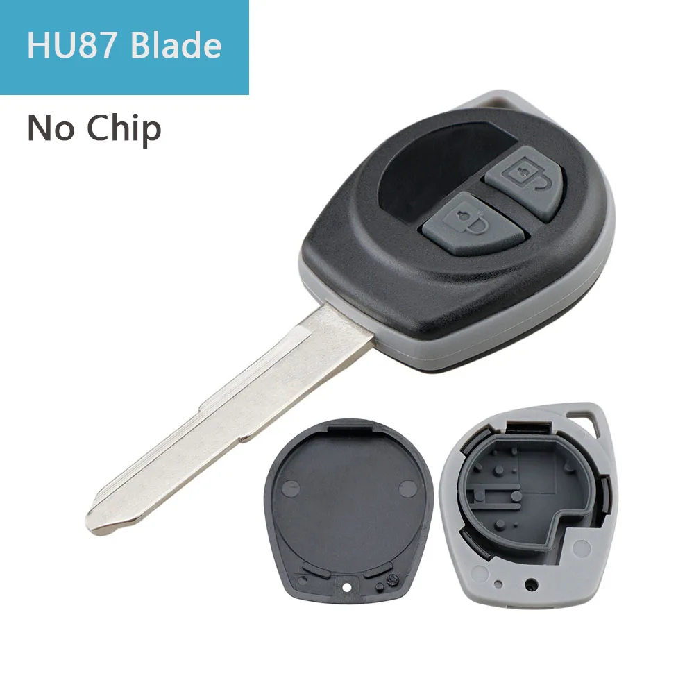 Car Key Case 2 Buttons Remote Fob Shell Key HU87 / SZ11R Blade Fit for SUZUKI IGNIS ALTO SX4 VAUXHALL AGILA Vitara Swift Liana