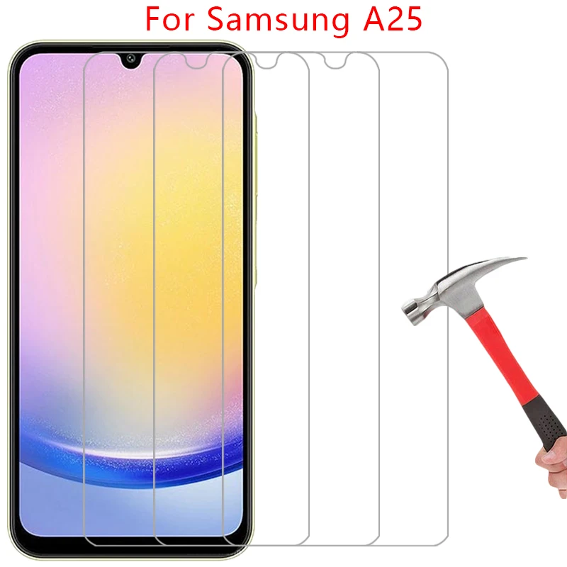 tempered glass for samsung galaxy a25 phone case on samsunga25 galaxya25 a 25 25a 4g 5g back cover 360 galxy glaxy galax a25case