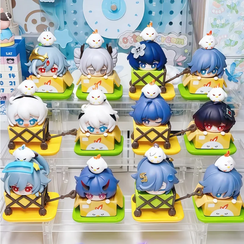 

Hot Honkai Impact 3 Mihoyo Kiana Raiden Mei Bronya Rand Seele Fuhua Model Ornament Desktop Ornament Trendy Collectible Figurines