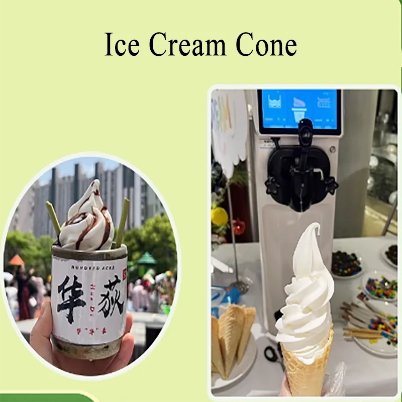 

2025 New Home Table Top Soft Serve Maker Portable Ice Cream Machine Icecream Maker 220v Small Mini Soft Home Ice Cream Machine