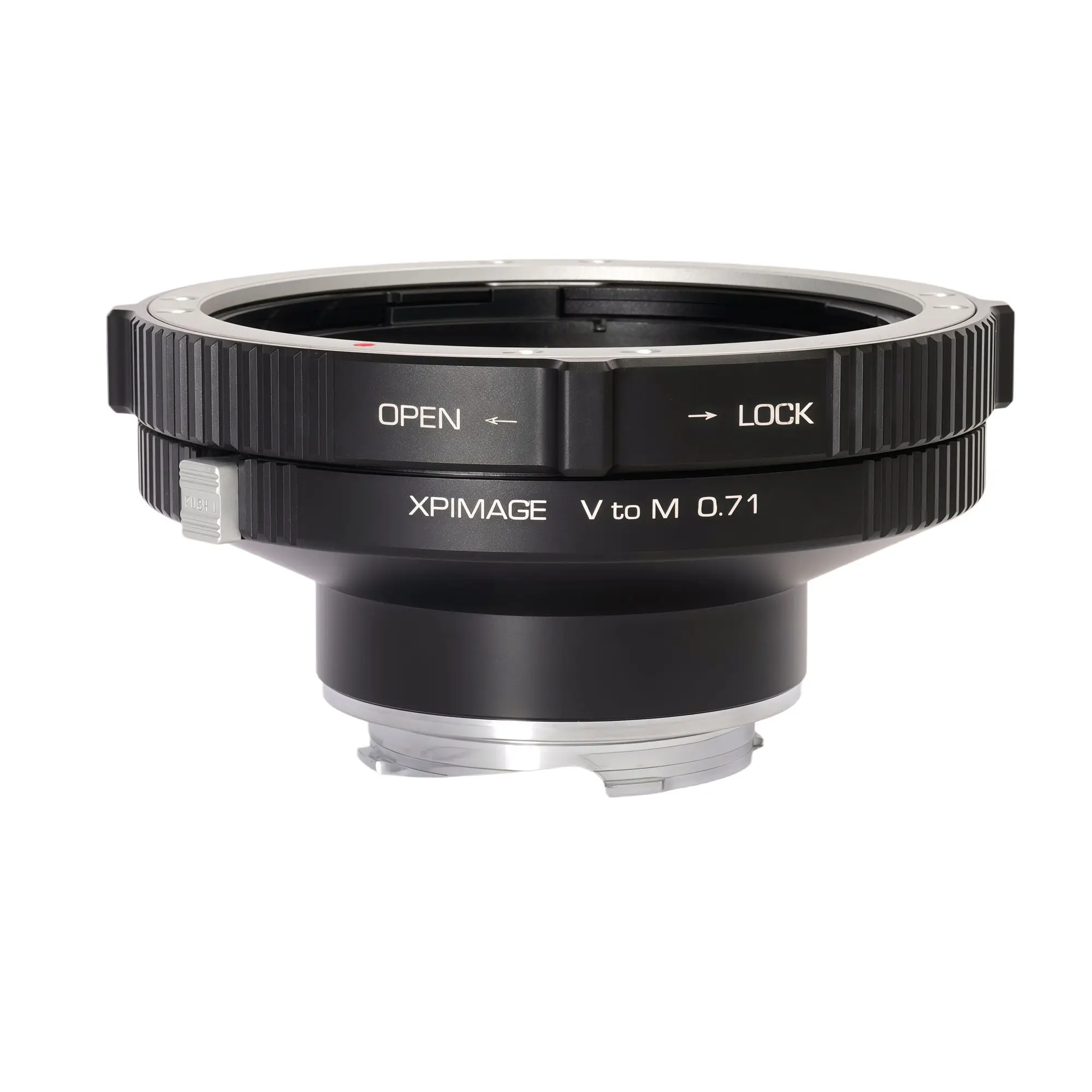 XPIMAGE 0.71X Optical Focal Reducer Speed Booster Lens Mount Adapter Compatible with Hasselblad V Lens to Leica M Mount Camera