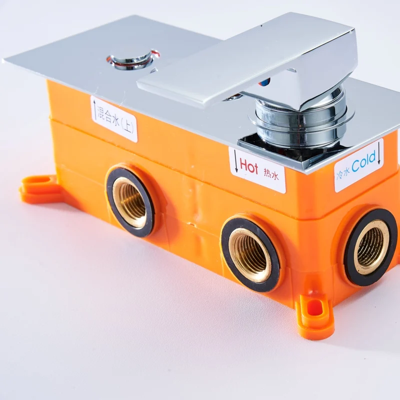 Imagem -04 - Becola-escondido Válvula Torneira do Chuveiro Incorporado Caixa Chuveiro Multifunções Controle Válvula do Banheiro Montado na Parede B-9916