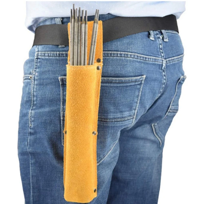 Nieuwe Lasstaaf Tailleband Gereedschapstas Elektrodehouder Anti-Broei-En Slijtvaste Elektrische Lasser Lasstaaf Toolkit