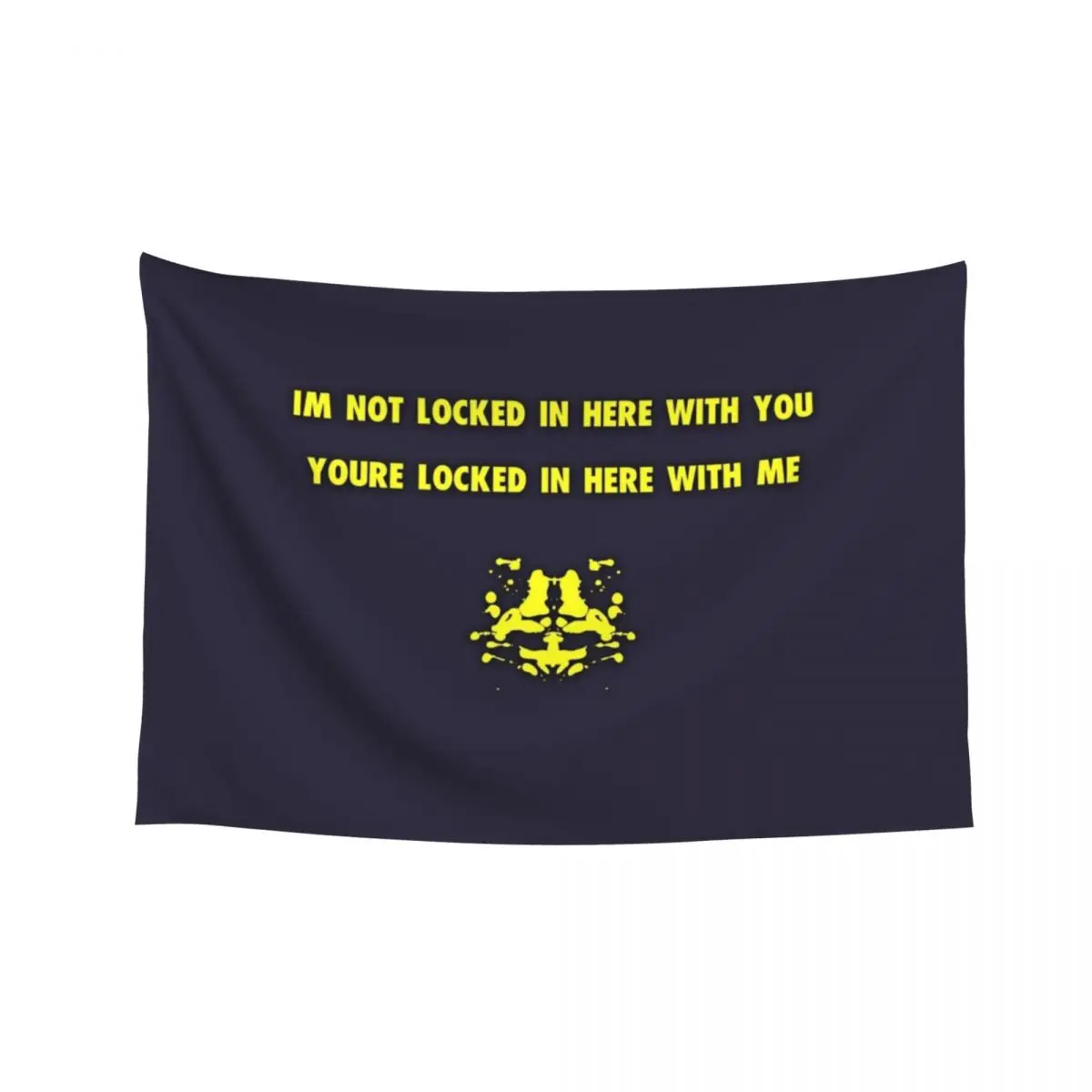 

Rorschach Watchmen Quote Tapestry Decorative Paintings Wall Hanging Decor For Room Tapestry