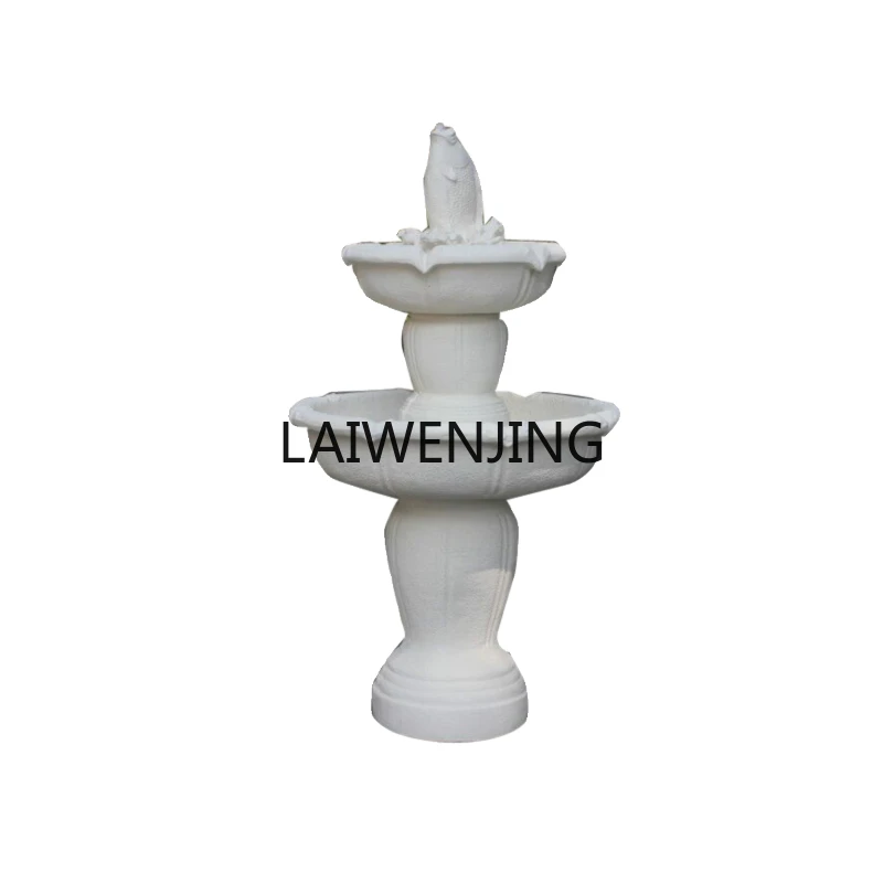 

HLZ fountain retro villa floor decoration creative circulation water ornament outdoor pool landscaping