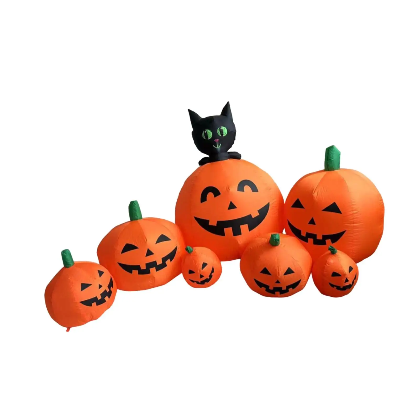 Halloween Inflatables Pumpkin Decoration Ornament Funny Builtin LED Outside