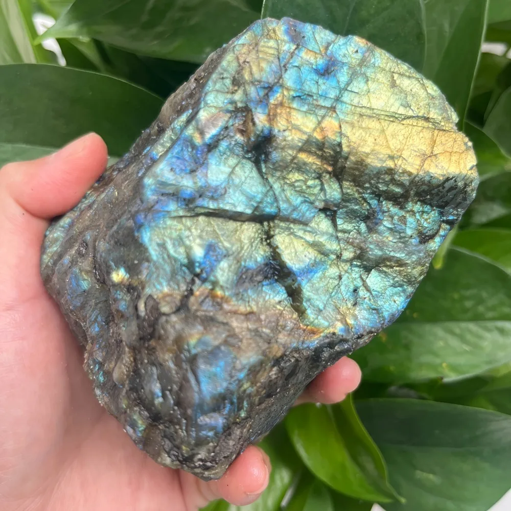 Natürlicher Labradorit, Unregelmäßigkeit, Mineral, Reiki, Heilung, Mondstein, Probensammlung, Aquarium, Landschaft, Kristall, Rohstein