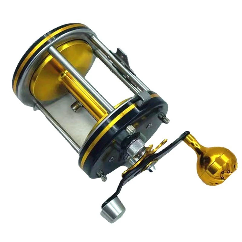 

Fishing Wheel Drum 9000 Black Gold Six Point Centrifugal Visual Anchor Fish Drum