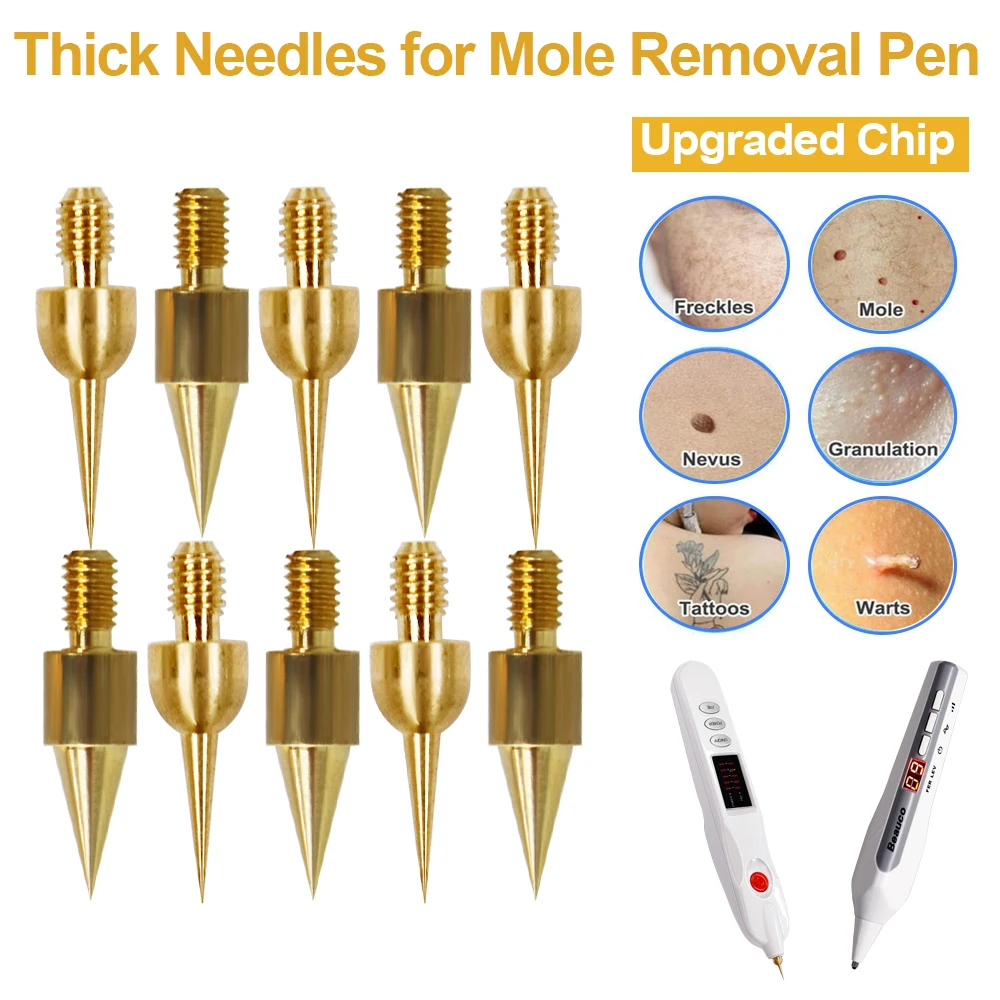 Plasma Pen Fibroblast Eyelid Lift - Kupfer-Ersatznadel für Plasma-Fibroblast-Pen, Entferner für dunkle