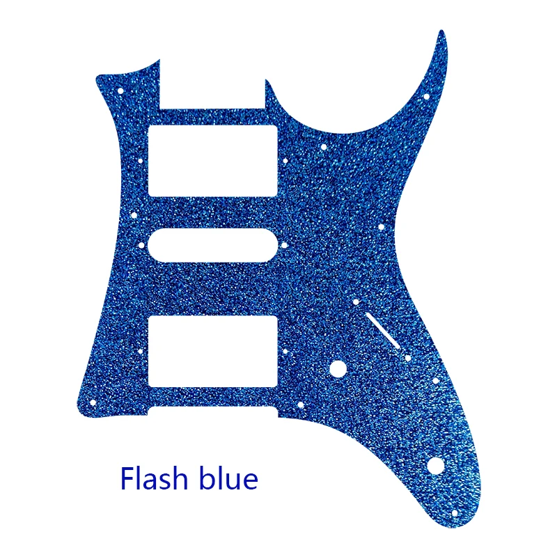 5pcs Custom Guitar Parts - For MIJ Ibanze GR40 Guitar Pickguard HSH Humbucker Pickup Scratch Plate Flame Pattern