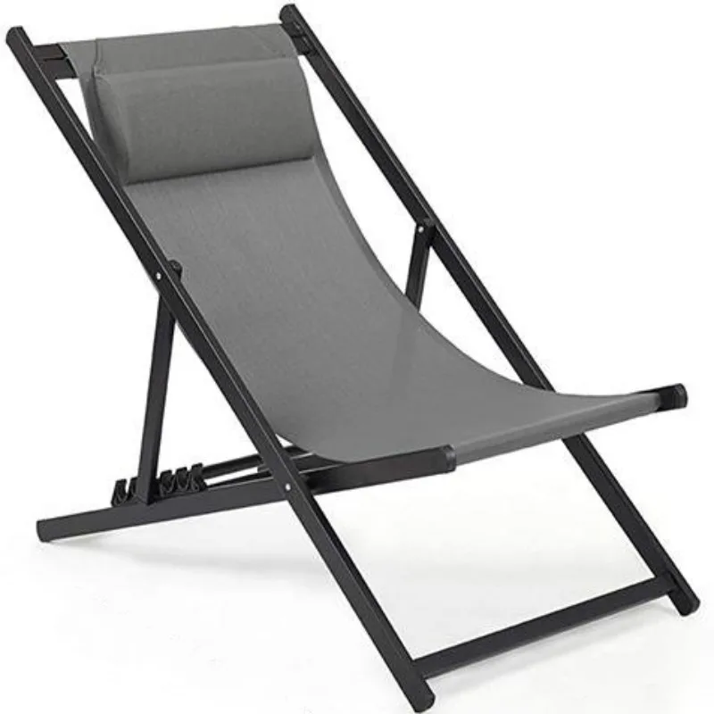 

Outdoor folding recliner aluminum simple folding storage courtyard open-air cafe B & B