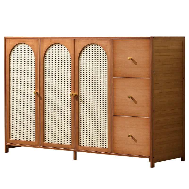 Bookcase living room display cabinet full wall antique style study magazine cabinet glass door storage locker