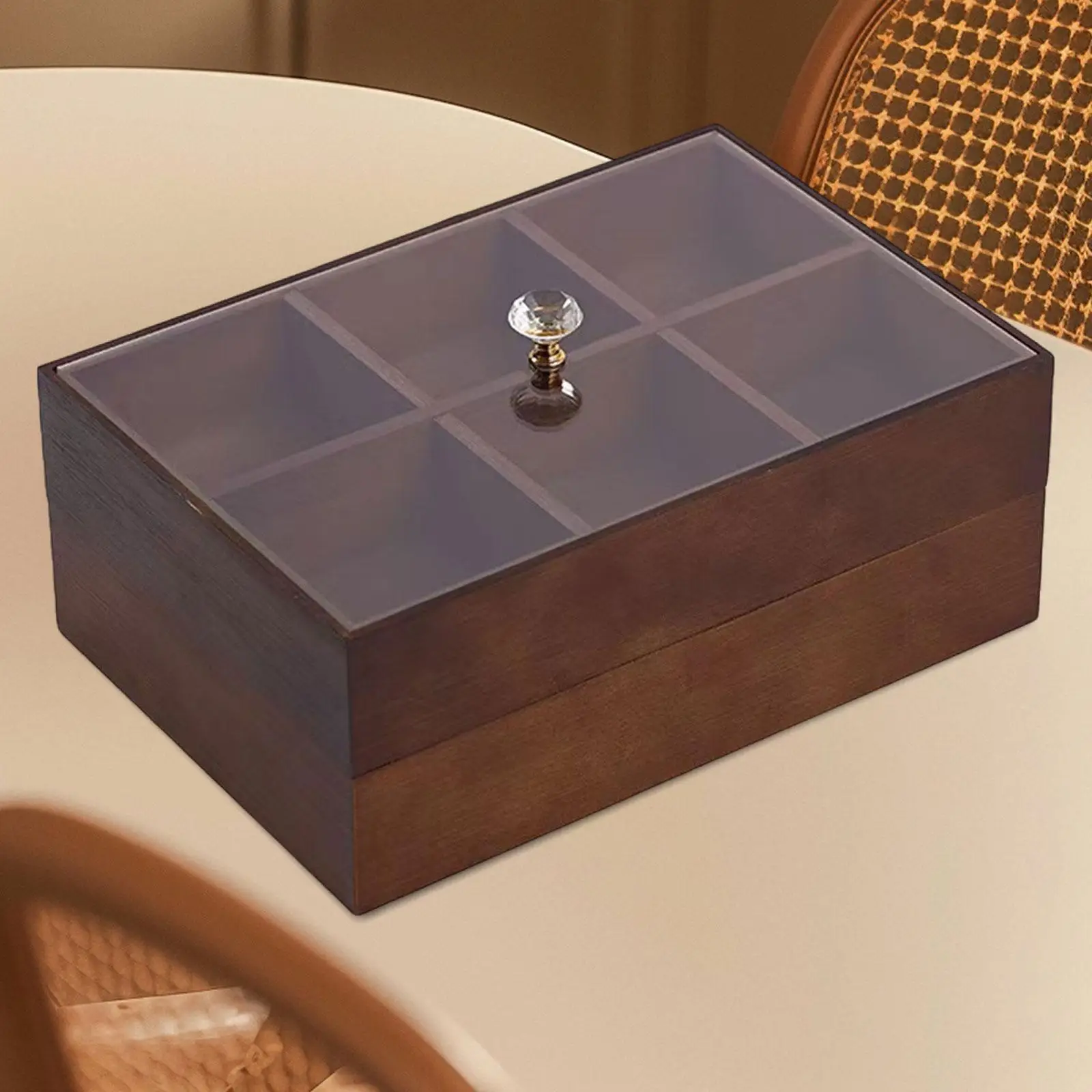 서빙 트레이 다기능 휴대용 스낵 트레이 과일용 투명 뚜껑이 있는 캔디 및 너트 요리 초콜릿 과자 케이크 캠핑