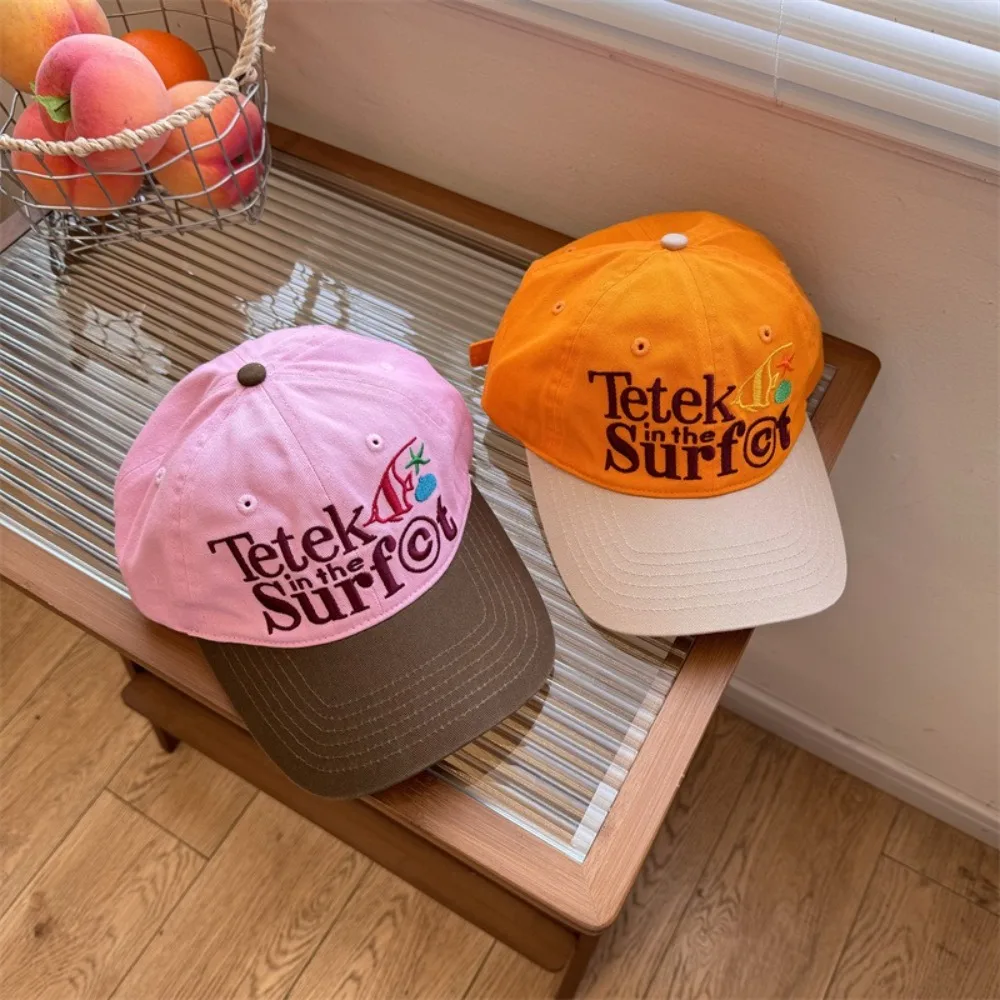 Boné de beisebol bordado guarda-sol boné de pico bordado carta chapéu de beisebol protetor solar chapéu proteção solar guarda-sol chapéu de sol unisex