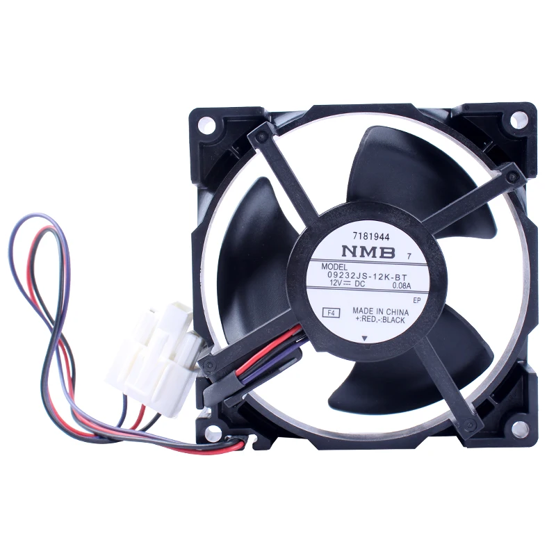 New Original 09232JS-12K-BT 9.2cm DC12V 0.08A  for Refrigerator Cooling Fan