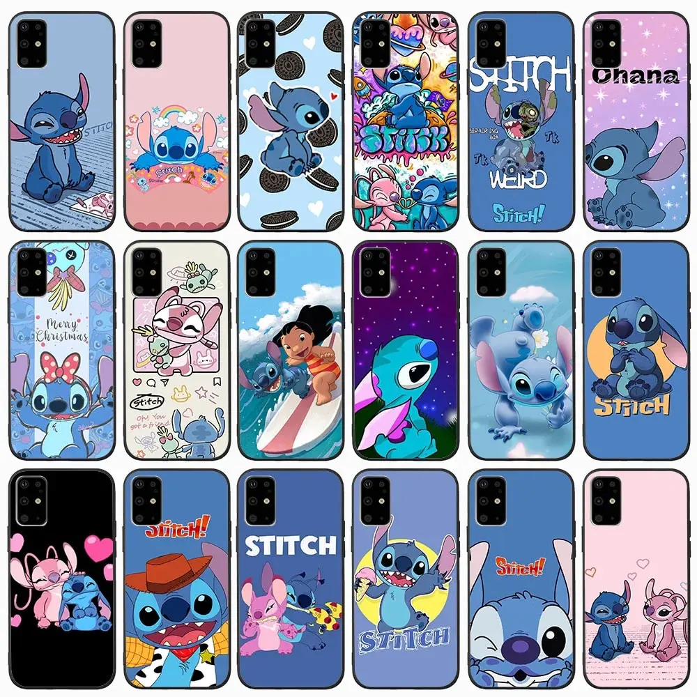 LK-72 Stitch Silicone Case For Samsung S7 Edge S8 S9 J2 J4 Core J5 J6 J7 Prime Plus Pro