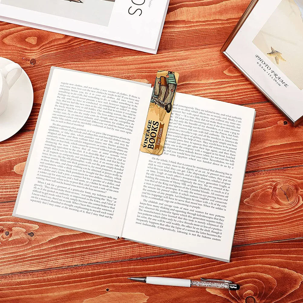 

Wooden Bead Bookmarks Blank Lightweight DIY Material Graffiti Accessories Double Sided Bookmarkers 02cm Thick Natural Wood
