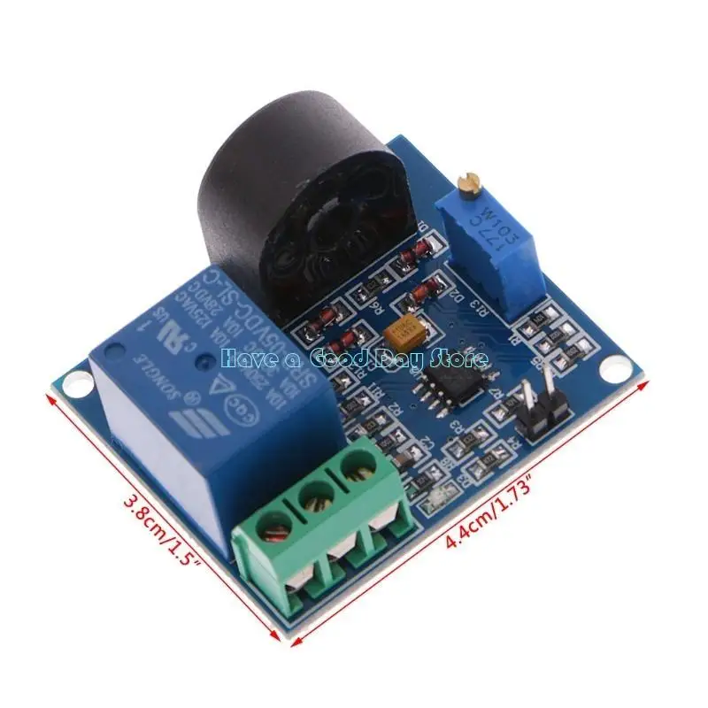 462D 5A Overcurrent for Protection Module AC Current Detection Board 12V/5V Rel