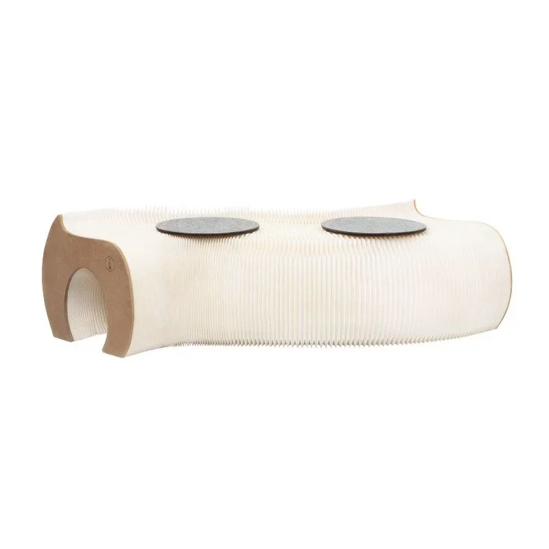 

l Foldable Craft Paper Honeycombe Cat Tunnel Bench Stool Stretching Cat Tunnel Playhouse