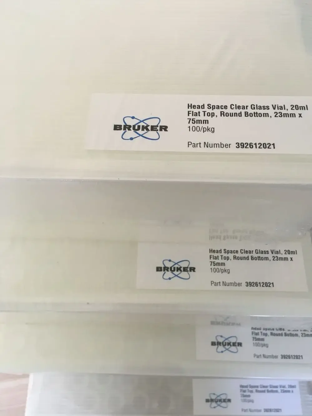 

Германия Пустая бутылка Bruker Top 392612021 20 мл 23x75 мм 100 шт. с 5182-0837