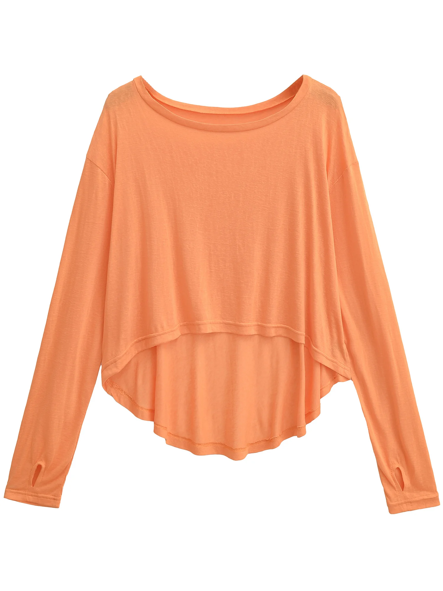 

Свободная тонкая круглая футболка American Sle Dance Girl Long Sve, женский солнцезащитный топ, повседневный летний топ с защитой от ультрафиолета