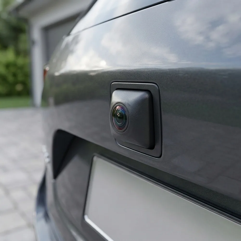 For Safe Reversing Car Rearview Camera Direct Replacement OE Reference Match Sturdy ABS Material 12V Working Voltage